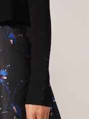Phase Eight Black Knitted Adah Occasion Jacket - Image 5 of 6