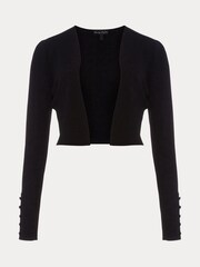 Phase Eight Black Knitted Adah Occasion Jacket - Image 6 of 6