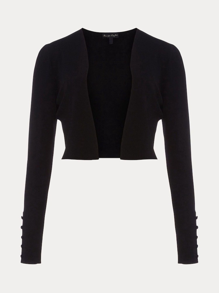 Phase Eight Black Knitted Adah Occasion Jacket - Image 6 of 6