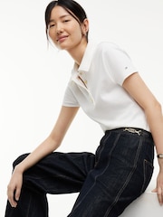 Tommy Hilfiger Black Indie High Rise '70s Wide Jeans - Image 4 of 7
