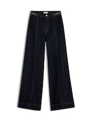 Tommy Hilfiger Black Indie High Rise '70s Wide Jeans - Image 7 of 7