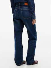 Tommy Hilfiger Blue Sarah High Rise Straight Faded Jeans - Image 2 of 7