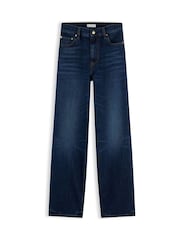 Tommy Hilfiger Blue Sarah High Rise Straight Faded Jeans - Image 7 of 7