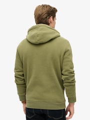 Superdry Soft Moss Green Tokyo Vintage Logo Hoodie - Image 2 of 6