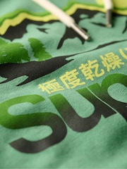 Marga menta invierno - Sudadera con capucha clásica con diseño gráfico Great Outdoors de Superdry - Imagen 4 de 5
