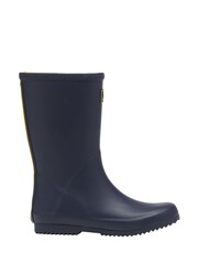 Joules Blue Roll Up Wellies - Image 1 of 6