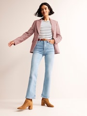 Boden Blue High Rise True Straight Jeans - Image 3 of 6