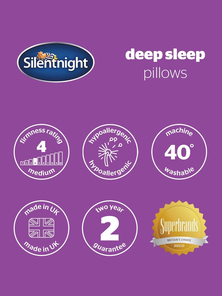 Silentnight 6 Pack Deep Sleep Pillows - Image 8 of 8
