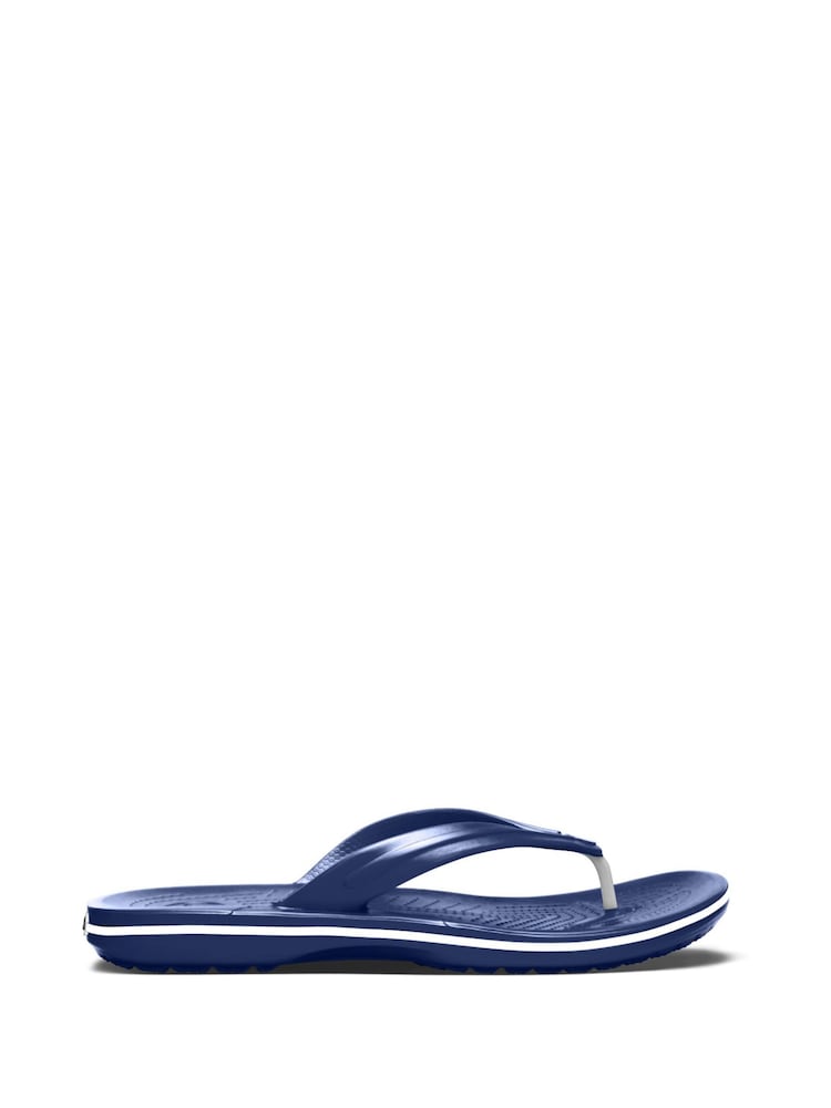 Crocs Blue Crocband Flip Sandals - Image 1 of 4