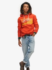 Naranja teja - Sudadera con capucha Outdoor Graphic de rayas de Superdry - Imagen 4 de 5