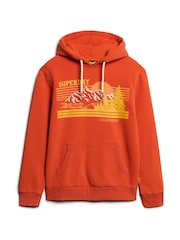 Naranja teja - Sudadera con capucha Outdoor Graphic de rayas de Superdry - Imagen 5 de 5