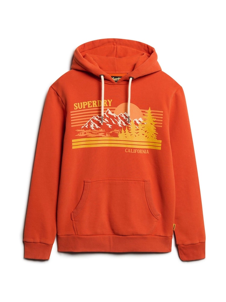Naranja teja - Sudadera con capucha Outdoor Graphic de rayas de Superdry - Imagen 5 de 5 Naranja teja - Sudadera con capucha Outdoor Graphic de rayas de Superdry - Imagen 5 de 5