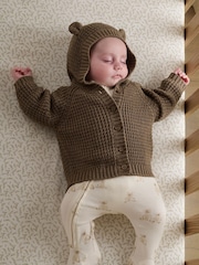 Mamas & Papas Cream medvedek potisk; vzorec 100% bombaž vse v enem - Slika 3 iz 5