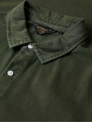 Superdry Olive Green 100% Cotton Studios Jersey Polo Shirt - Image 5 of 6