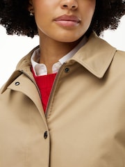 Chaqueta bomber extragrande con cuello de piel sintética de Tommy Hilfiger - Imagen 4 de 5