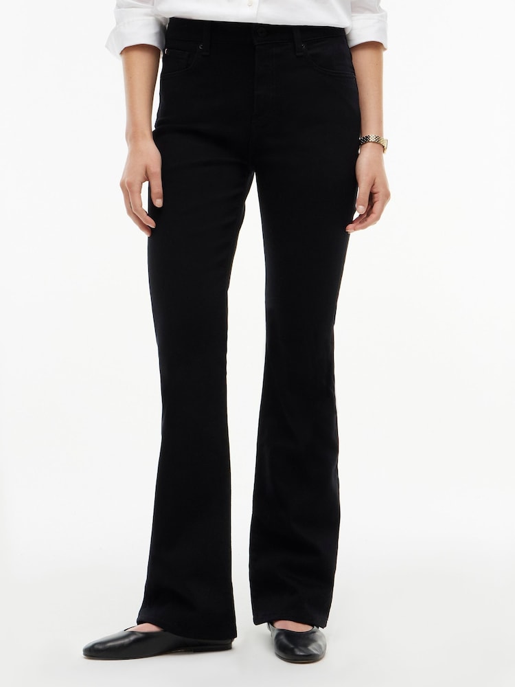 Tommy Hilfiger Black Skye Mid Rise Bootcut Jeans - Image 1 of 5