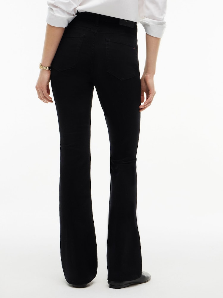 Tommy Hilfiger Black Skye Mid Rise Bootcut Jeans - Image 2 of 5