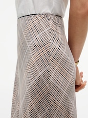 Tommy Hilfiger Brown Satin Midi Skirt - Image 4 of 6
