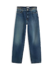Dżinsy o zwężanym kroju do kostki Tommy Hilfiger Jackie z wysokim stanem i ozdobnym wędzidłem - Obraz 7 z 7