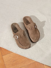 Birkenstock Brown Buckley Shoes - Image 3 of 10