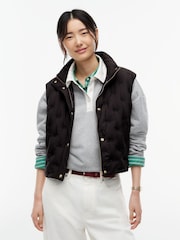 Schwarz - Tommy Hilfiger Flag Down Lightweight Quilted Gilet - Bild 1 von 5
