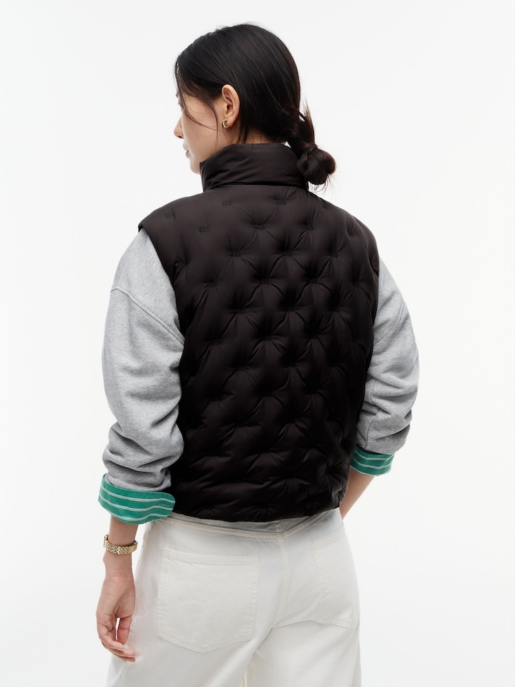 Schwarz - Tommy Hilfiger Flag Down Lightweight Quilted Gilet - Bild 2 von 5 Schwarz - Tommy Hilfiger Flag Down Lightweight Quilted Gilet - Bild 2 von 5