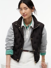 Schwarz - Tommy Hilfiger Flag Down Lightweight Quilted Gilet - Bild 4 von 5