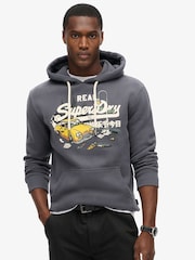 Темно-синий Noho - Худи с принтом Superdry New York VL - Изображение 1 из 6