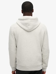 Superdry Glacier Grey Marl New York VL Graphic Hoodie - Image 2 of 6