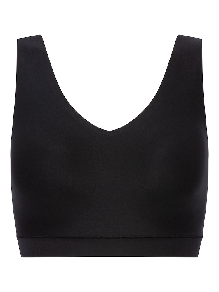 Chantelle Soft Stretch Seamless V-Neck Padded Crop Top - Image 7 of 7