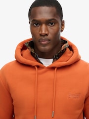 Superdry Brown Autumn Glaze Essential Slim Fit Logo Hoodie - Image 3 of 6