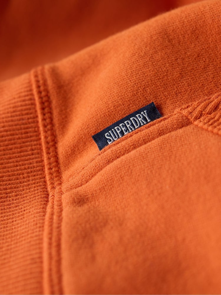 Marrón otoñal - Sudadera con capucha de corte entallado Essential con logo de Superdry - Imagen 6 de 6 Marrón otoñal - Sudadera con capucha de corte entallado Essential con logo de Superdry - Imagen 6 de 6