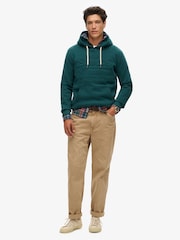 Superdry Furnice Green Embossed Vintage Logo Hoodie - Image 2 of 5