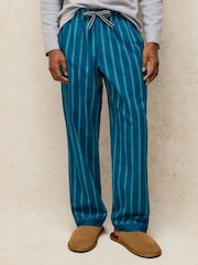 White Stuff Blue Wells Stripe  Pyjama Bottoms - Image 1 of 6
