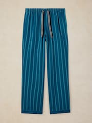 White Stuff Blue Wells Stripe  Pyjama Bottoms - Image 5 of 6