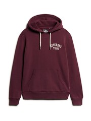 Superdry Fig Purple Tattoo Back Graphic Loose Hoodie - Image 6 of 7