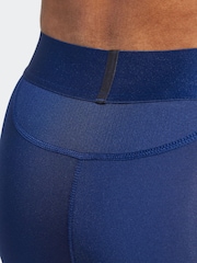 adidas Dark Blue Techfit AEROREADY Short Tights - Image 4 of 6