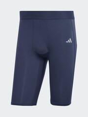 adidas Dark Blue Techfit AEROREADY Short Tights - Image 6 of 6