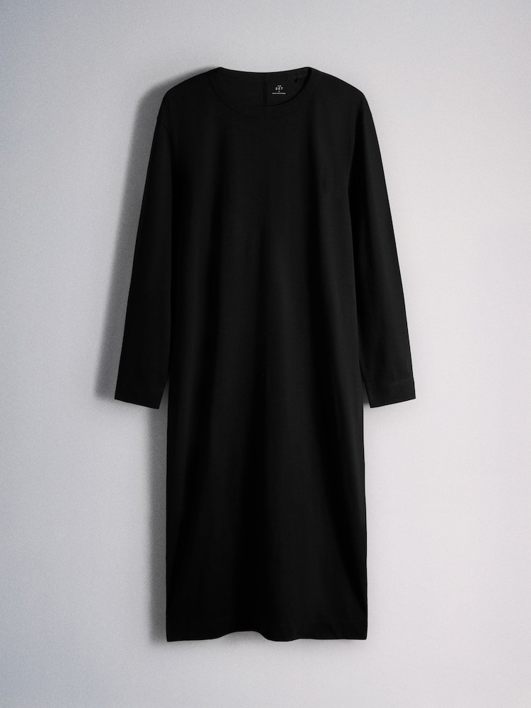 The Set 4 Pack Essential Lightweight Maxi Long Sleeve T-Shirt Dresses - صورة 2 من 7 The Set 4 Pack Essential Lightweight Maxi Long Sleeve T-Shirt Dresses - صورة 2 من 7