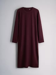 The Set 4 Pack Essential Lightweight Maxi Long Sleeve T-Shirt Dresses - صورة 3 من 7