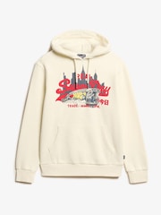 Superdry Rice White New York VL Graphic Hoodie - Image 5 of 6