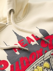 Superdry Rice White New York VL Graphic Hoodie - Image 6 of 6