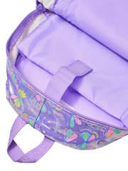 Smiggle Purple Flutter Classic Backpack - Image 3 of 3