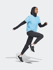 adidas Blue Own The Run T-Shirt - Image 4 of 7