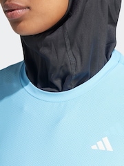 adidas Blue Own The Run T-Shirt - Image 7 of 7