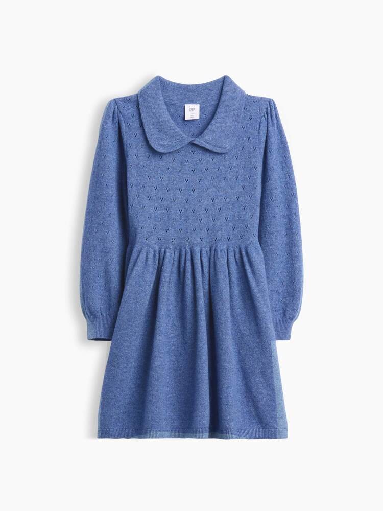 Gap Blue CashSoft Collared Dress (6mths-5yrs) - Image 2 of 3