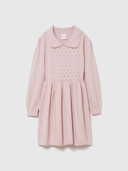 Gap Pink CashSoft Collared Dress (6mths-5yrs) - Image 1 of 3