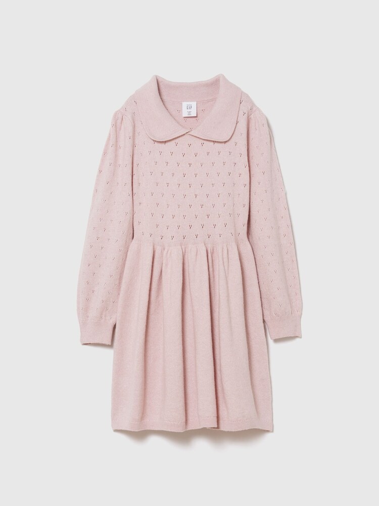 Gap Pink CashSoft Collared Dress (6mths-5yrs) - Image 1 of 3