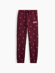 Gap Burgundy Cherry Relaxed Logo Joggers (4-13yrs) - Image 1 of 3