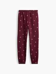 Gap Burgundy Cherry Relaxed Logo Joggers (4-13yrs) - Image 2 of 3